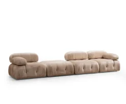 Sleepo Collection Blanca Mittmodul Beige Velvet