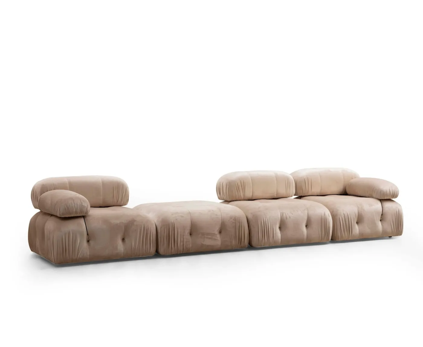 Sleepo Collection Blanca Mittmodul Beige Velvet