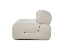 Sleepo Collection Blanca Mittmodul White Bouclé