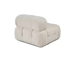 Sleepo Collection Blanca Mittmodul White Bouclé
