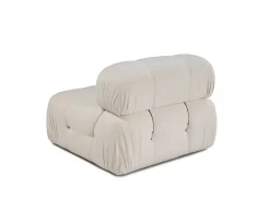 Sleepo Collection Blanca Mittmodul White Bouclé