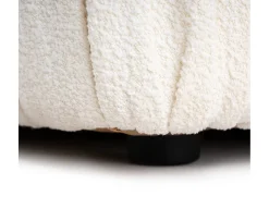 Sleepo Collection Blanca 3-sits Divansoffa White Bouclé