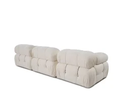 Sleepo Collection Blanca 3-sits Divansoffa White Bouclé
