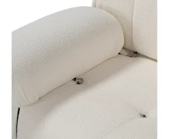 Sleepo Collection Blanca 3-sits Divansoffa White Bouclé