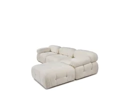 Sleepo Collection Blanca 3-sits Divansoffa White Bouclé