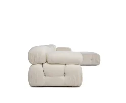 Sleepo Collection Blanca 3-sits Divansoffa White Bouclé
