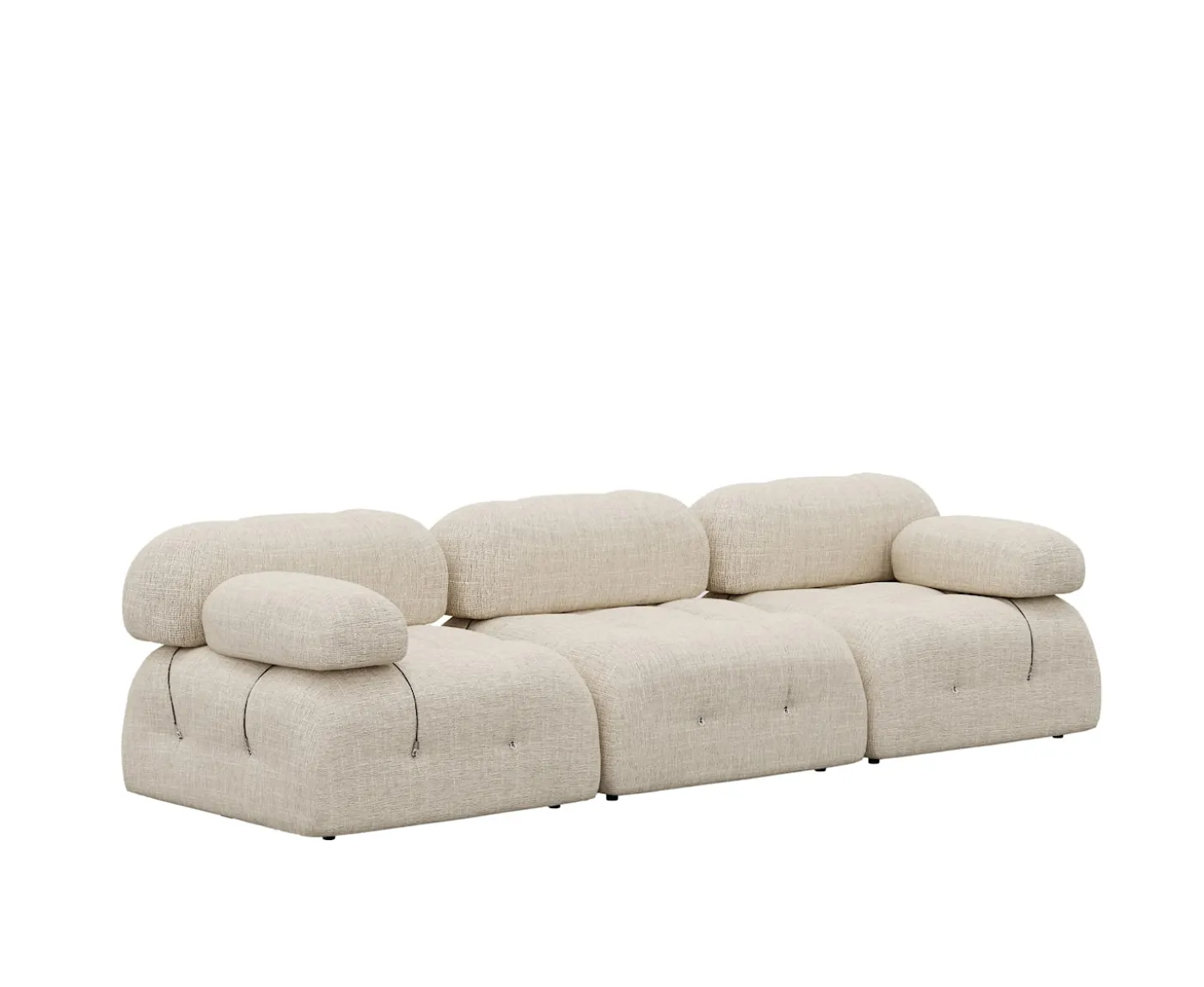 Sleepo Collection Blanca 3-sits Soffa Cream
