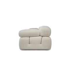Sleepo Collection Blanca 3-sits Soffa White Bouclé
