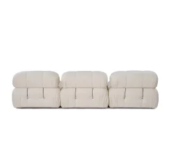Sleepo Collection Blanca 3-sits Soffa White Bouclé