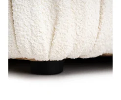 Sleepo Collection Blanca 3-sits Soffa White Bouclé