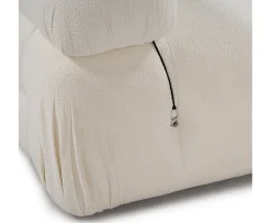 Sleepo Collection Blanca 3-sits Soffa White Bouclé