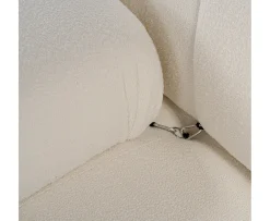 Sleepo Collection Blanca 3-sits Soffa White Bouclé