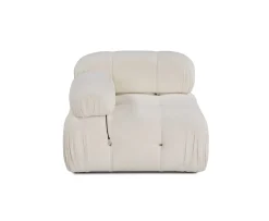 Sleepo Collection Blanca Vänstermodul White Bouclé