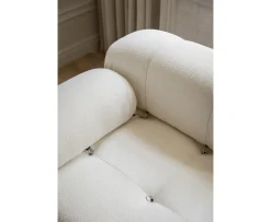 Sleepo Collection Blanca Vänstermodul White Bouclé