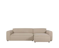 Sleepo Collection Bobbie 3-sits Divansoffa Höger Beige 279cm