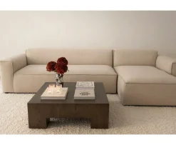 Sleepo Collection Bobbie 4-sits Divansoffa Höger Beige 322cm
