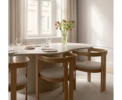 Sleepo Collection Callum Karmstol Vitoljad/Vit