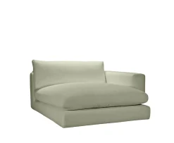 Sleepo Collection Capri 1.5-sits Divanmodul Höger Armstöd Green 142x155