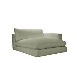 Sleepo Collection Capri 1.5-sits Divanmodul Höger Armstöd Green 142x155