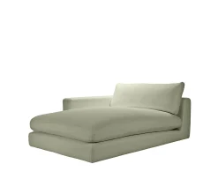 Sleepo Collection Capri 1.5-sits Divanmodul Vänster Armstöd Green 142x184