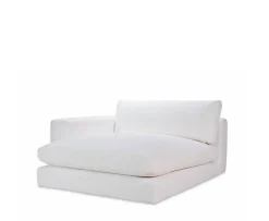 Sleepo Collection Capri 1.5-sits Divanmodul Vänster Armstöd White 142x155