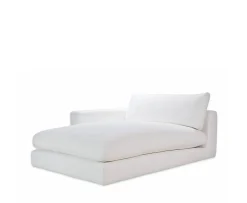 Sleepo Collection Capri 1.5-sits Divanmodul Vänster Armstöd White 142x184
