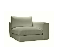 Sleepo Collection Capri 1-sits Soffmodul Höger Armstöd Green 107cm