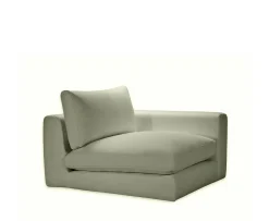 Sleepo Collection Capri 1-sits Soffmodul Höger Armstöd Green 107cm