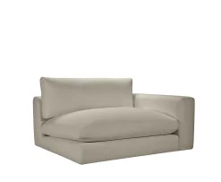 Sleepo Collection Capri 1.5-sits Soffmodul Höger Armstöd Taupe 142cm