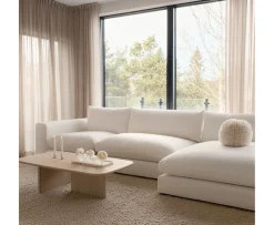 Sleepo Collection Capri 1-sits Soffmodul Höger Armstöd White 107cm
