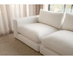 Sleepo Collection Capri 1-sits Soffmodul Höger Armstöd White 107cm