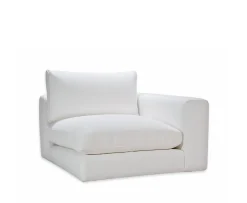 Sleepo Collection Capri 1-sits Soffmodul Höger Armstöd White 107cm