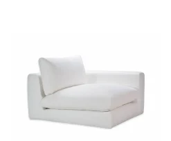 Sleepo Collection Capri 1-sits Soffmodul Höger Armstöd White 107cm