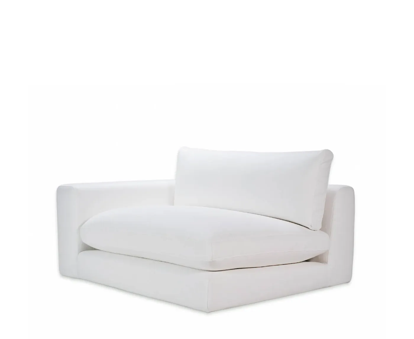 Sleepo Collection Capri 1.5-sits Soffmodul Vänster Armstöd White 142cm