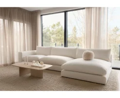 Sleepo Collection Capri 1-sits Soffmodul Vänster Armstöd White 107cm