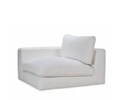 Sleepo Collection Capri 1-sits Soffmodul Vänster Armstöd White 107cm