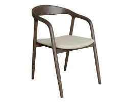 Sleepo Collection Casper Karmstol Brunbetsad/Natur