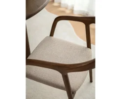 Sleepo Collection Casper Karmstol Brunbetsad/Natur