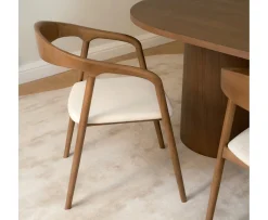 Sleepo Collection Casper Karmstol Caramel/Vit