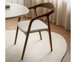 Sleepo Collection Casper Karmstol Valnöt/Vit