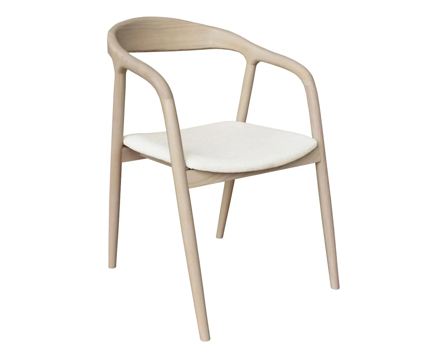 Sleepo Collection Casper Karmstol Vitoljad/Vit