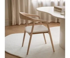 Sleepo Collection Casper Karmstol Vitoljad/Vit