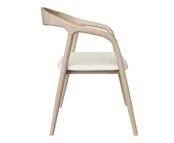 Sleepo Collection Casper Karmstol Vitoljad/Vit