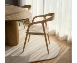 Sleepo Collection Casper Karmstol Vitpigmenterad/Natur