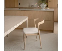Sleepo Collection Casper Matstol Vitoljad/Vit