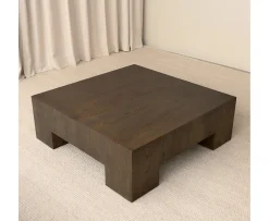 Sleepo Collection Chunky Soffbord Brunbetsad Ek 90x90