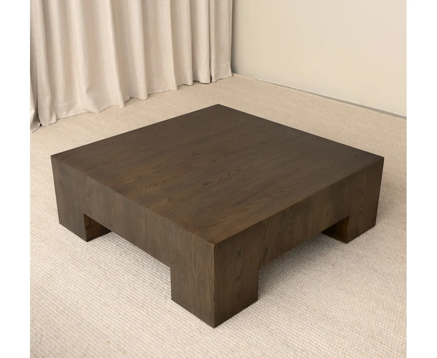 Sleepo Collection Chunky Soffbord Brunbetsad Ek 90x90