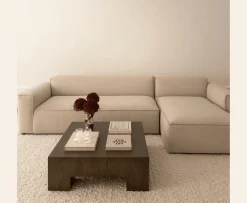 Sleepo Collection Chunky Soffbord Brunbetsad Ek 90x90