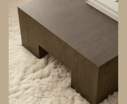 Sleepo Collection Chunky Soffbord Brunbetsad Ek 90x90
