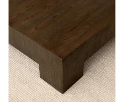 Sleepo Collection Chunky Soffbord Brunbetsad Ek 90x90